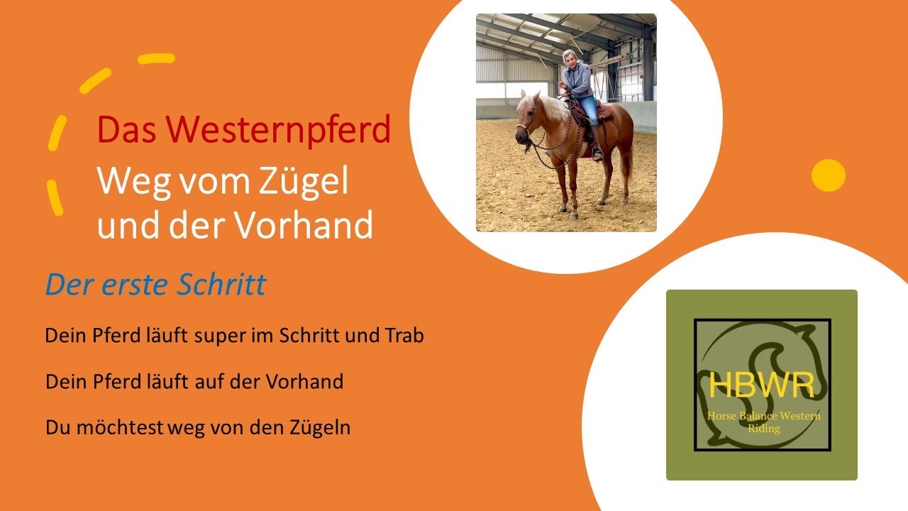 Der erste Schritt - Weg vom Zügel und der Vorhand