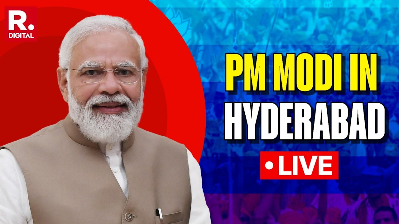 LIVE: PM Modi Launches Mega Development Projects In Hyderabad | Major Infra Boost For Telangana