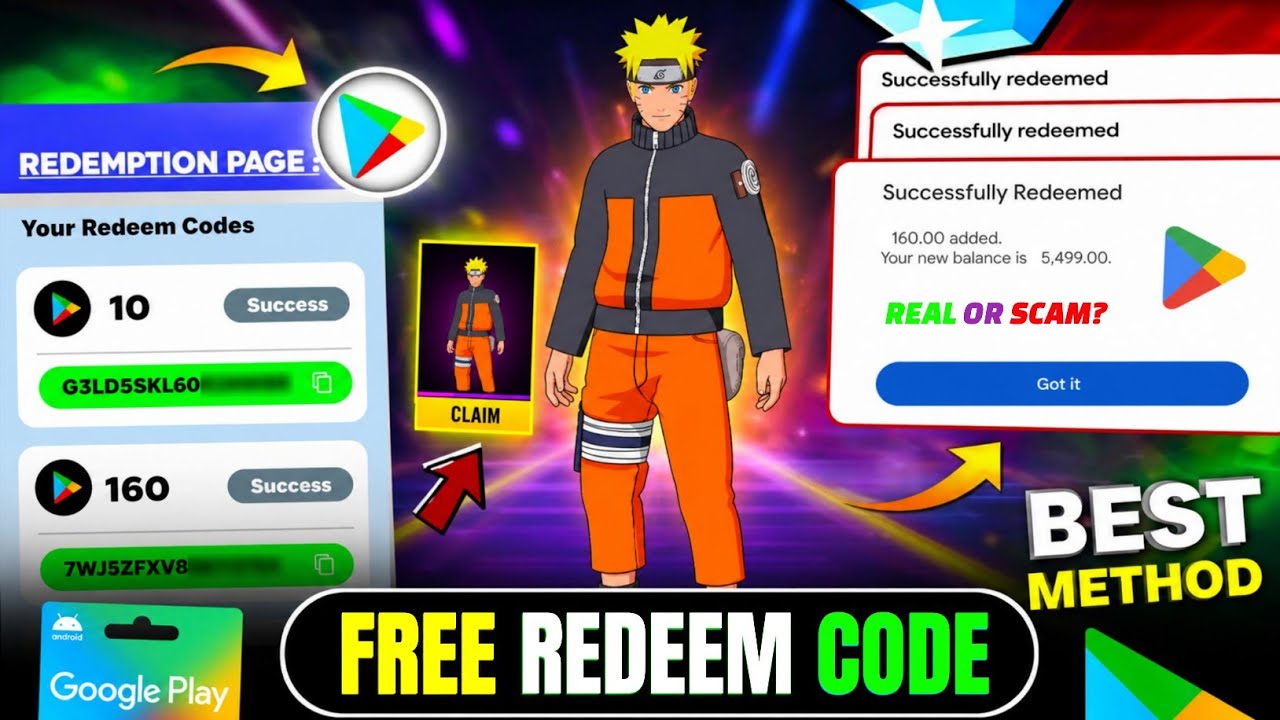 Free Redeem Code | Google Play Store Redeem Code | How to Get Free Redeem Codes 2026