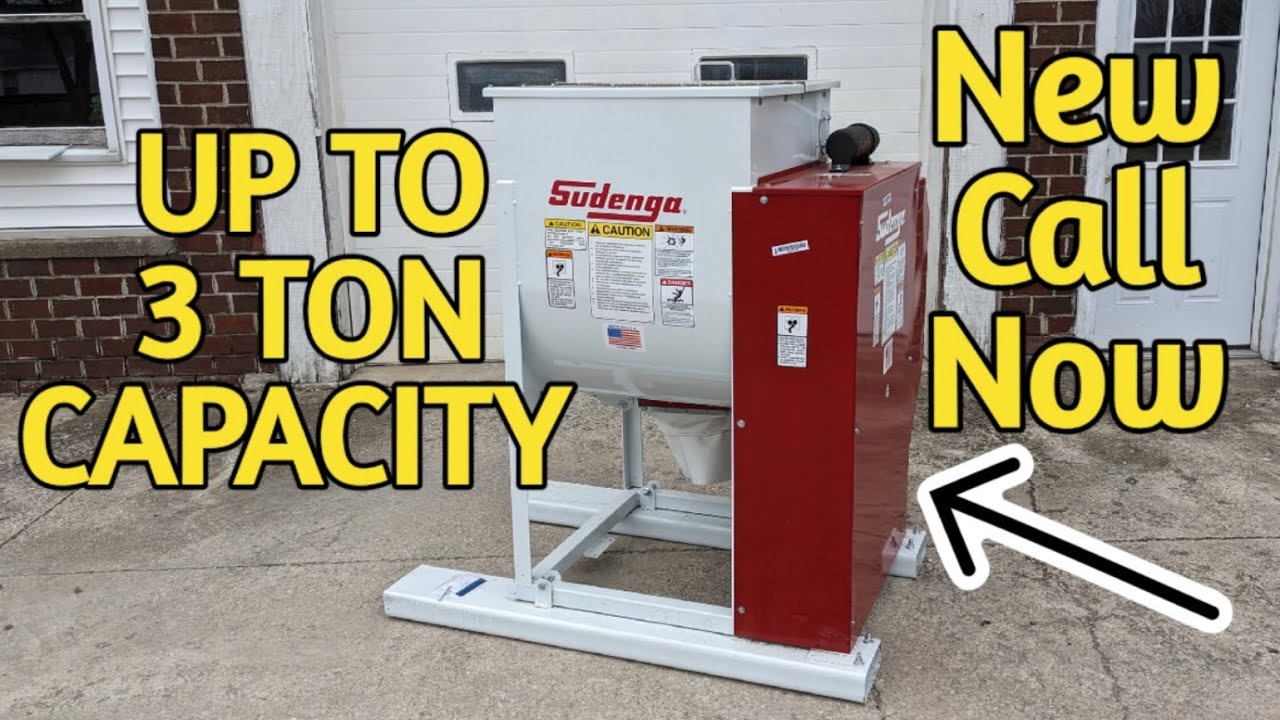 New Sudenga Mixer Blender (500Lb - 3 Ton Capacity)