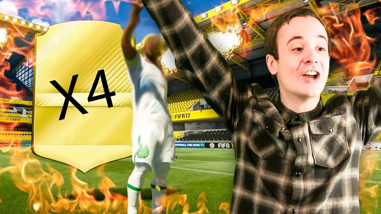 4 WALK OUTS IN A ROW!! WTF!! - FIFA 17 PACK OPENING
