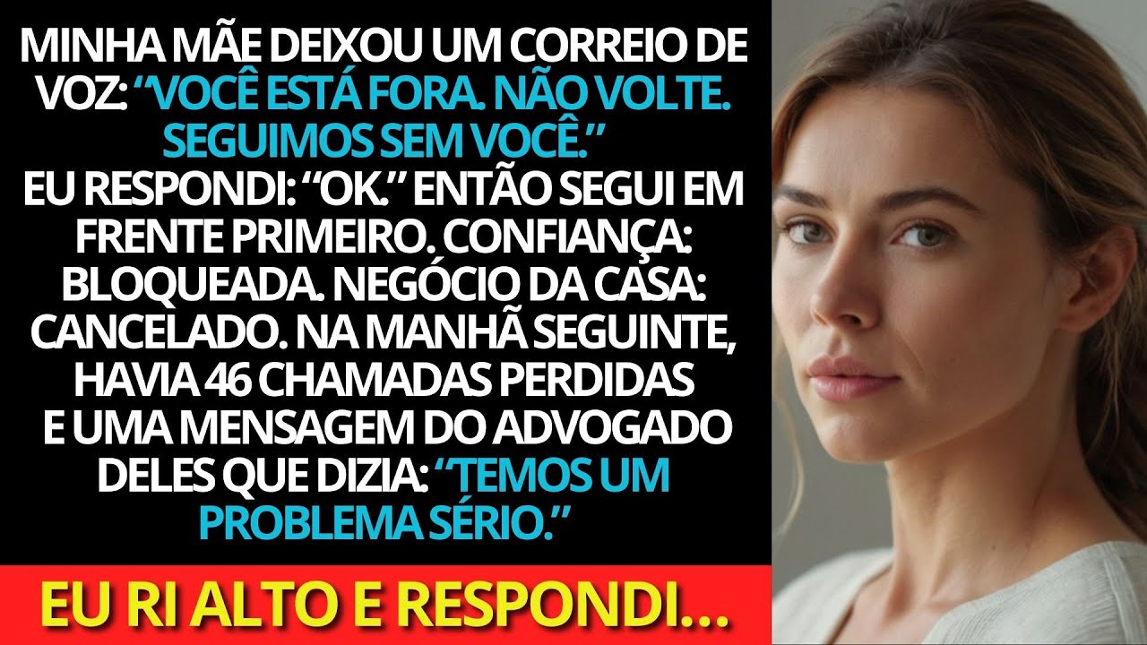 Minha mãe deixou um correio de voz: “Não volte” — pela manhã, 46 chamadas e eles imploraram