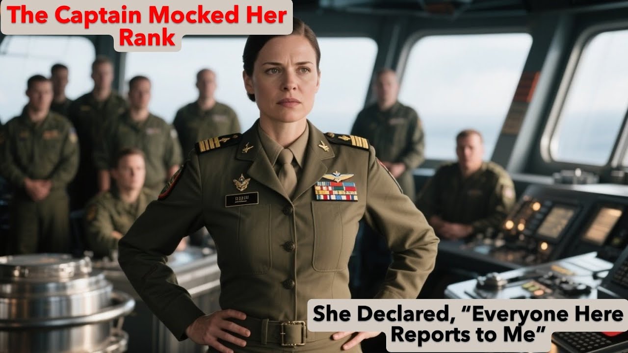 The Captain Mocked Her Rank — Then She Declared, “Everyone Here Reports to Me” | Emotional Stories