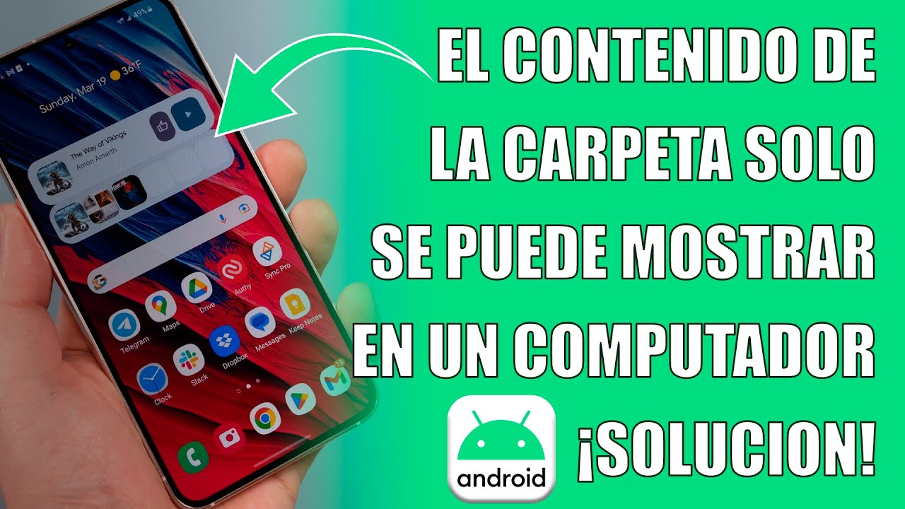 Debido a las restricciones de Android en una computadora Android