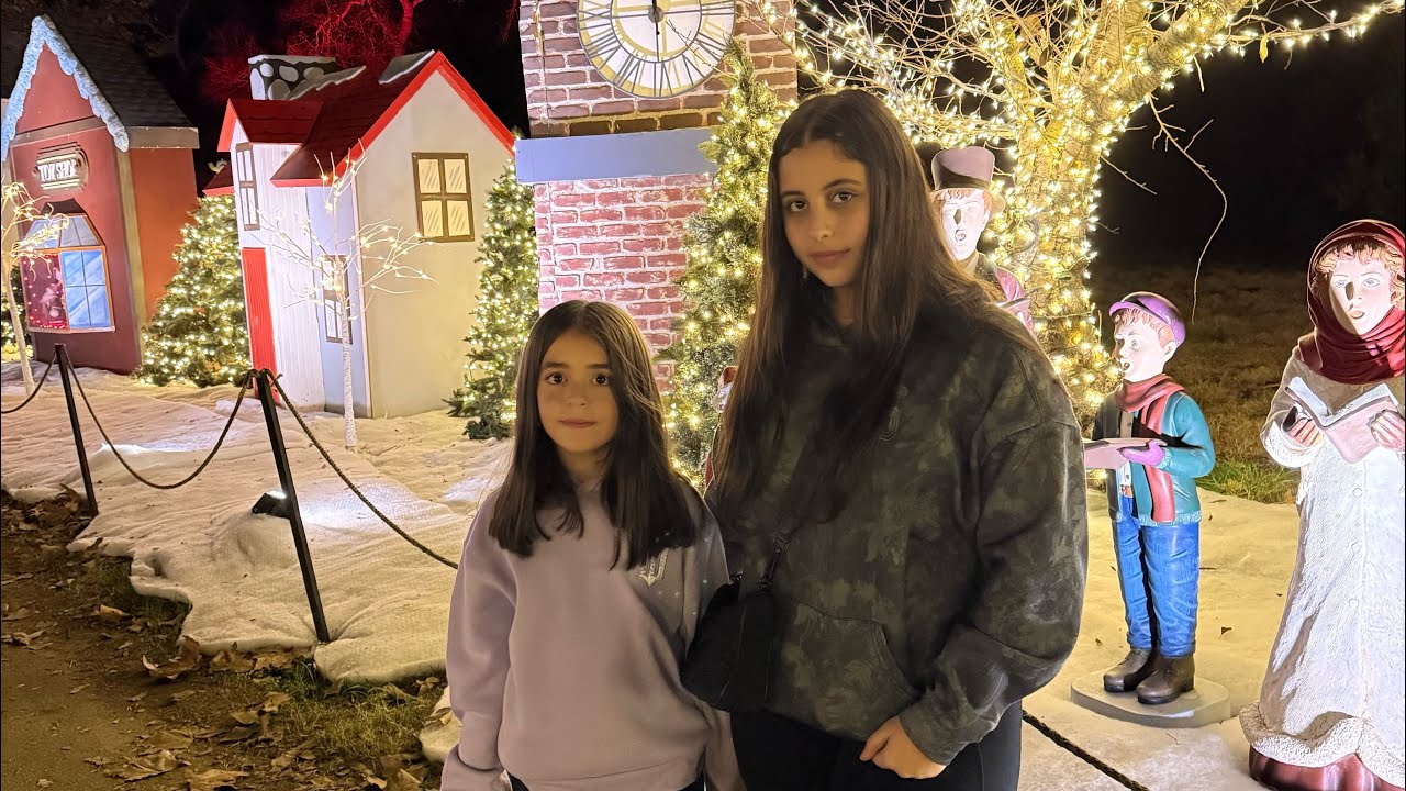  Christmas Lights Adventure with Nare & Yana