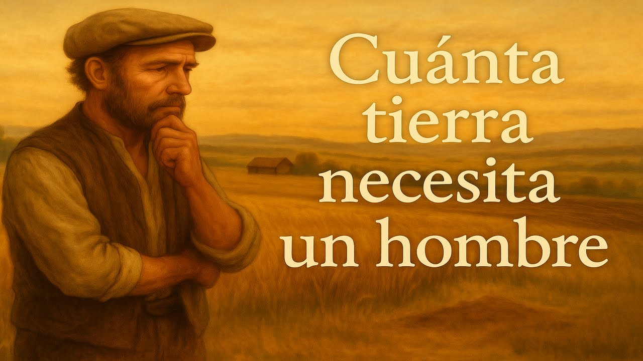 ¿Cuánta tierra necesita un hombre? – Adaptación ilustrada del cuento de León Tolstói