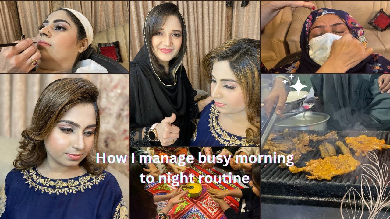 My full day routine || How I manage my family, parlor and myself