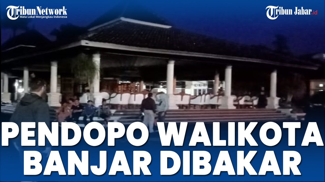 🔴LIVE Kondisi Terkini Pendopo Walikota Banjar Setelah Diduga Dibakar Orang Tak Dikenal!