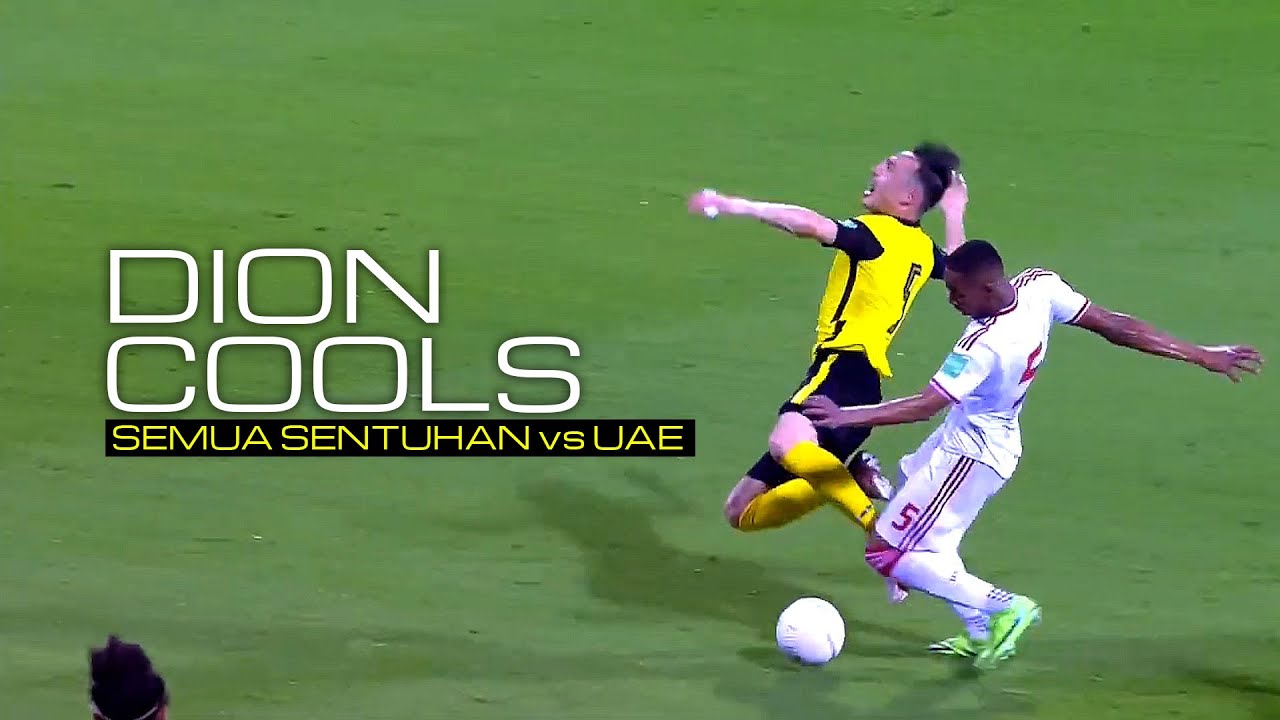 Semua sentuhan bola Dion Cools dalam penampilan pertama untuk Harimau Malaya | UAE 4-0 Malaysia