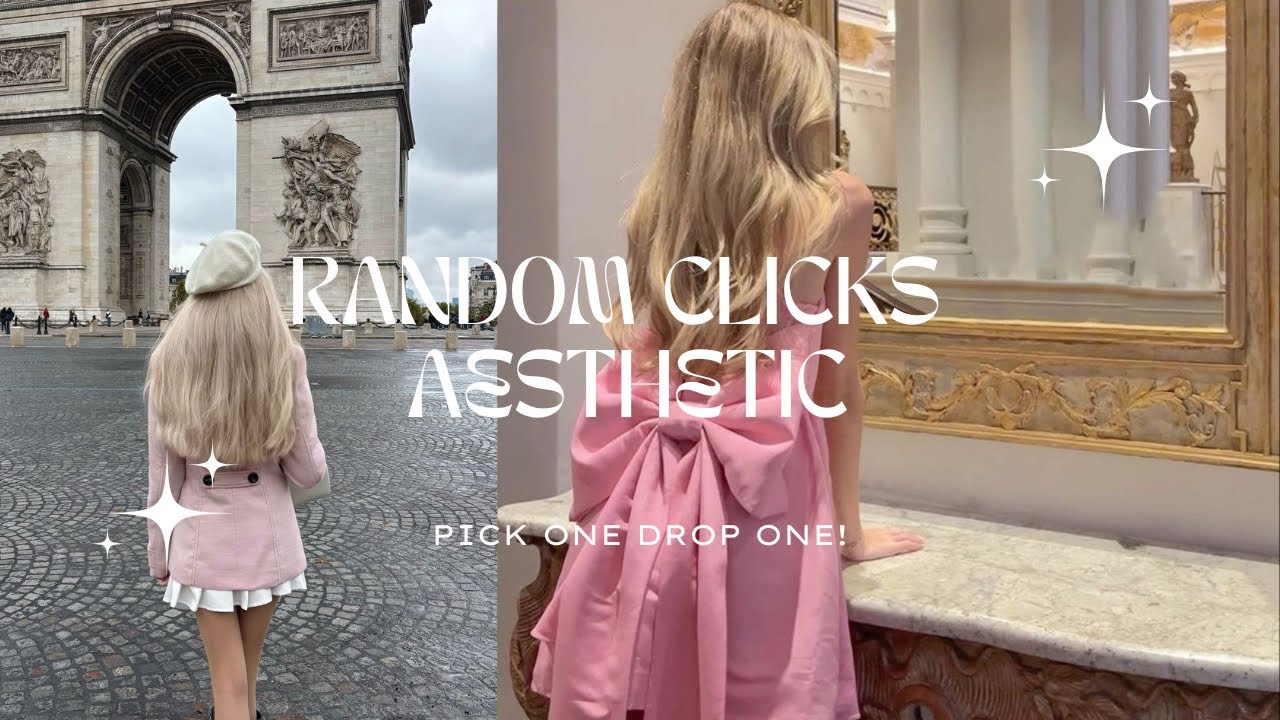 random poses aesthetic | pick one drop one