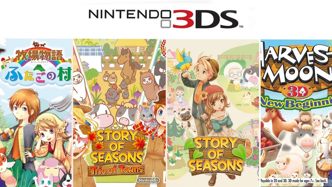 Harvest Moon/Story of Seasons Games for 3DS