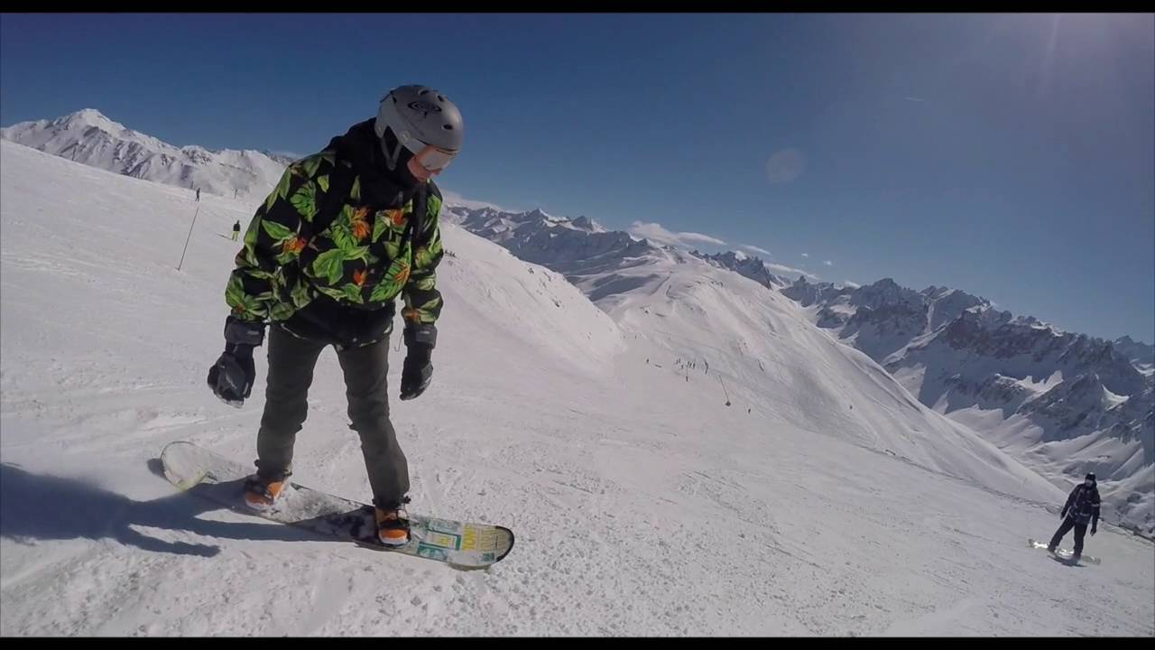 Valmeinier & Valloire French Alps snowboarding!