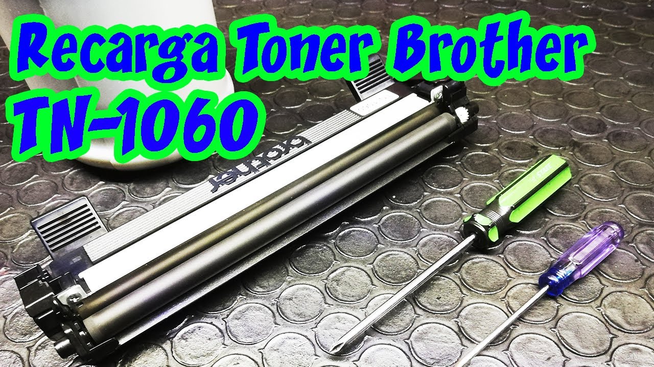 Como recargar toner brother tn 1060