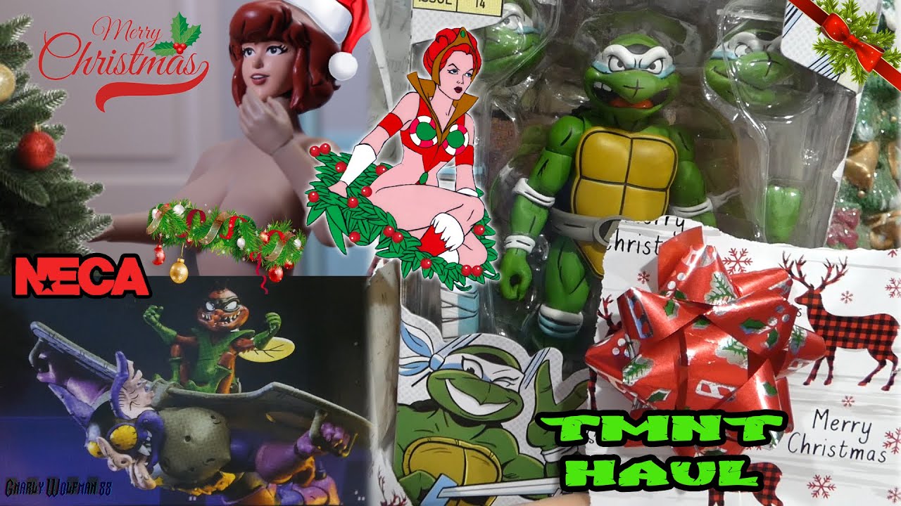 Подарки NECA TMNT на Рождество: Черепашка-ниндзя, Кено со Скутером, Вингнат и многое другое (5 ап...