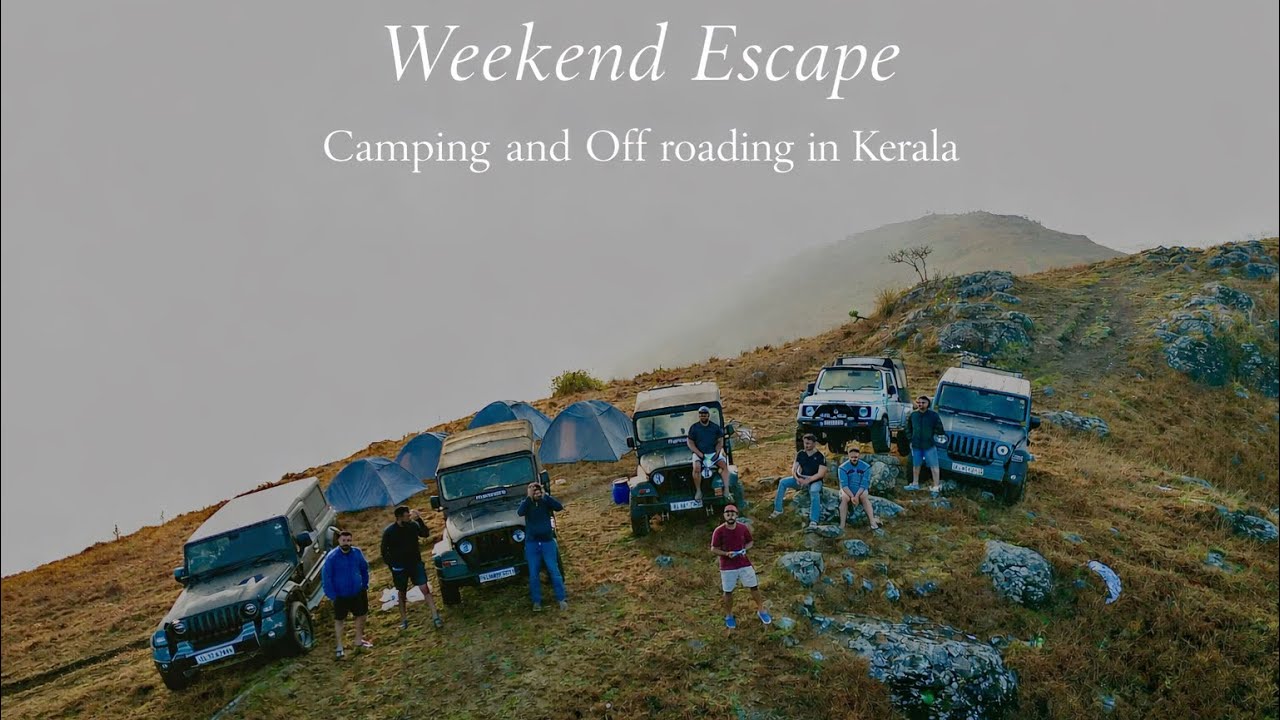 Jeeps, Tents & Misty Hills | A weekend Drive | Kerala Off-Road Camping Trip