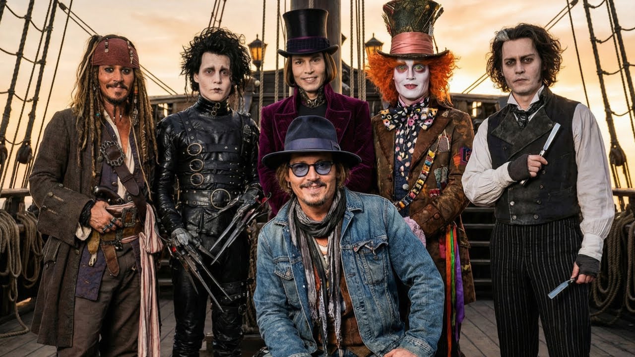 Johnny Depp : Then and Now | Most Iconic Roles from the legend