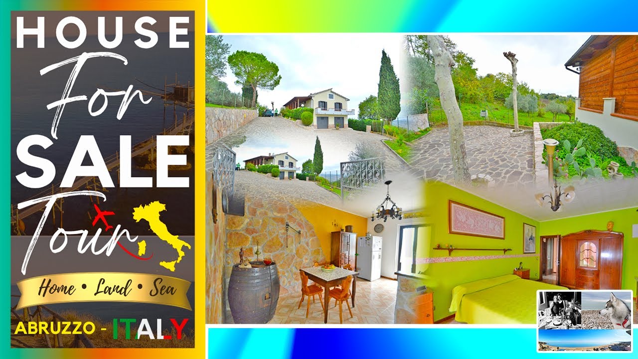Villa for Sale in Italy – Move-In Ready with Land, Near the Sea and Services in Abruzzo