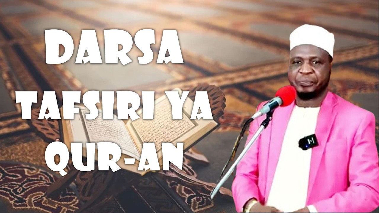 🔴#LIVE: Darsa La Tafsiri Ya Qur-an Sutari Ruum I Sheih Muharam Mziwanda