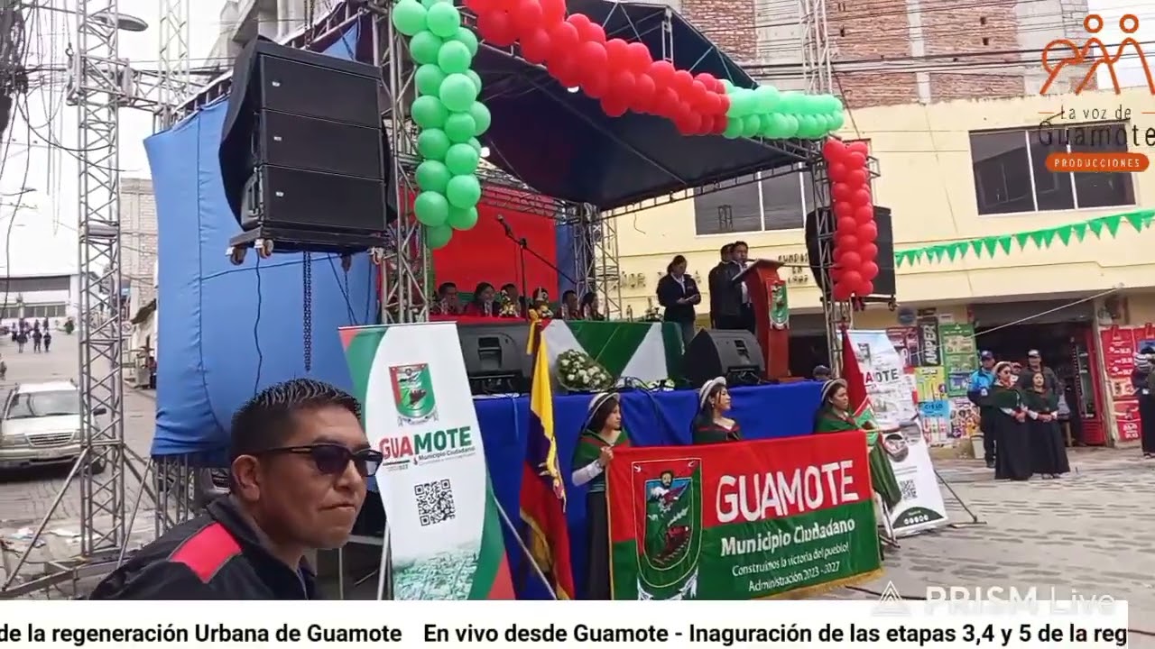 Inauguración de regeneración urbana de Guamote 2026
