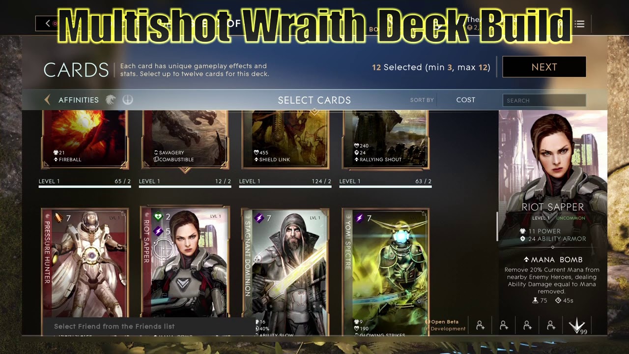S.A. vs Paragon (v.42.2) || Wraith Multishot Deck Build