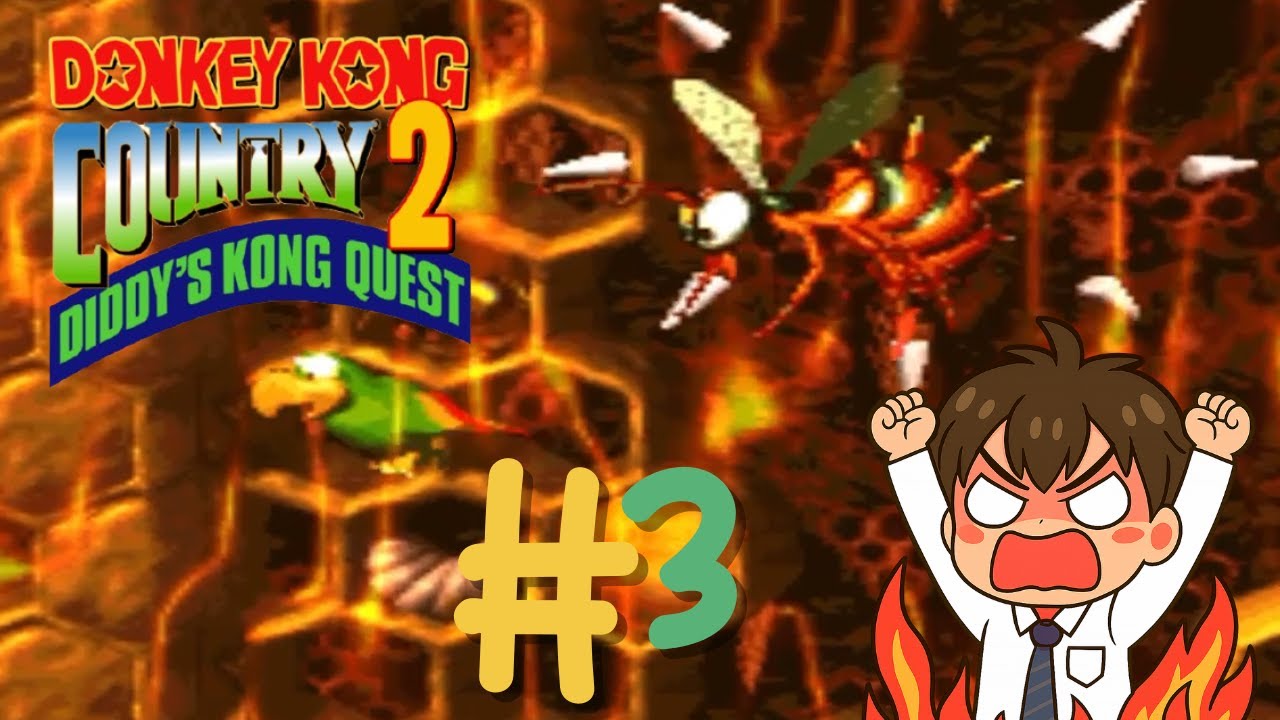 Donkey Kong Country 2🐒| Diddy´s Kong Quest Cap.3🍌| Mapa 4🐝🍯
