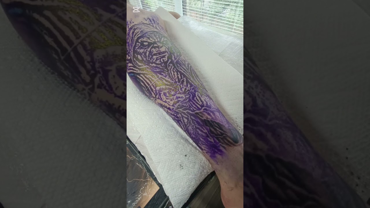 ⚡DARKSIDE YODA TATTOO TUTORIAL STEP-BY-STEP
