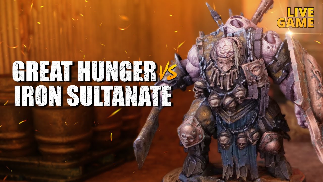 The Great Hunger vs The Iron Sultanate - Trench Crusade Live Battle Report