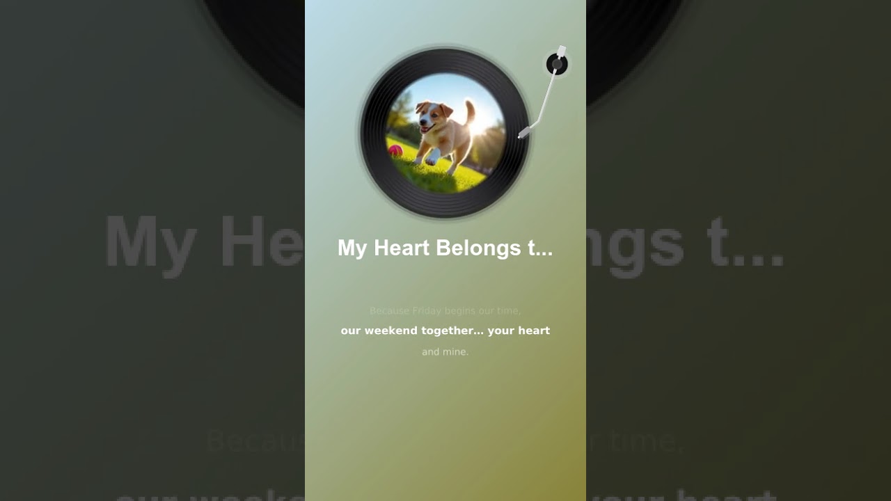 My Heart Belongs to You