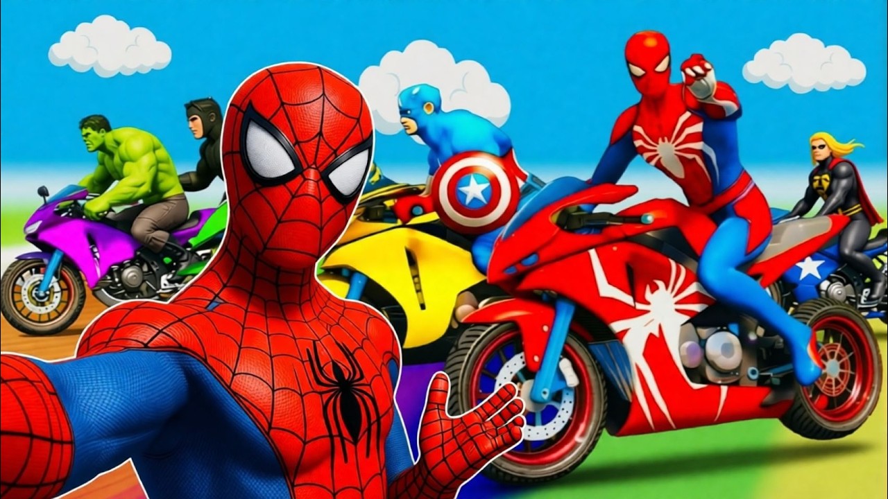 الرجل العنكبوت انقاذ باتمان Spider-Man Rescue batman vs iron man vs venom funny Game GTA 5 superhero