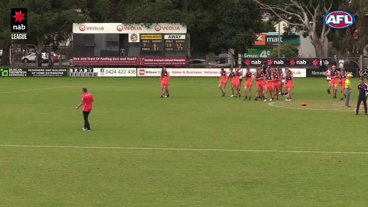 NAB LEAGUE 2019: Round 4 - Northern v Giants Academy (Full Game)