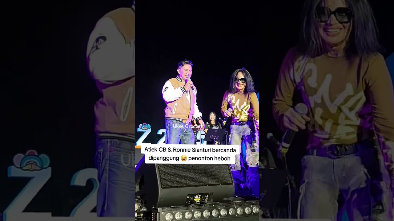 Atiek CB & Ronnie bikin heboh di Prambanan Jazz
