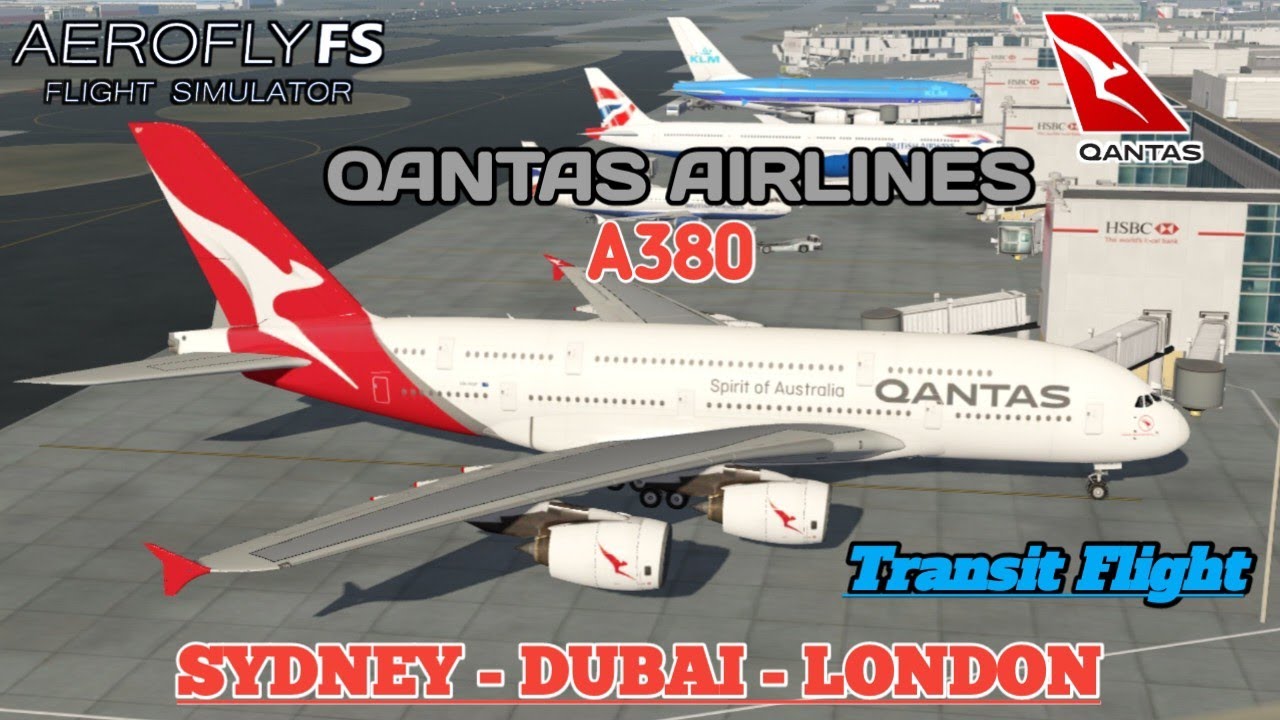 [Aerofly Fs Global] | AIRBUS A380 | Cold And Dark | [Sydney🇦🇺 -Dubai🇦🇪 - London🇬🇧]