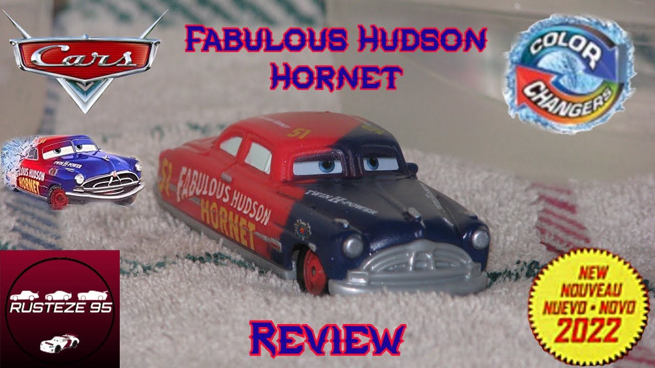 Pixar Cars 2022 Color Changer Fabulous Hudson Hornet - Review