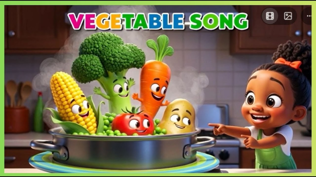 Fun Veggies Song | Healthy Food | @LuluTunesOficialNursery Rhymes for Kids