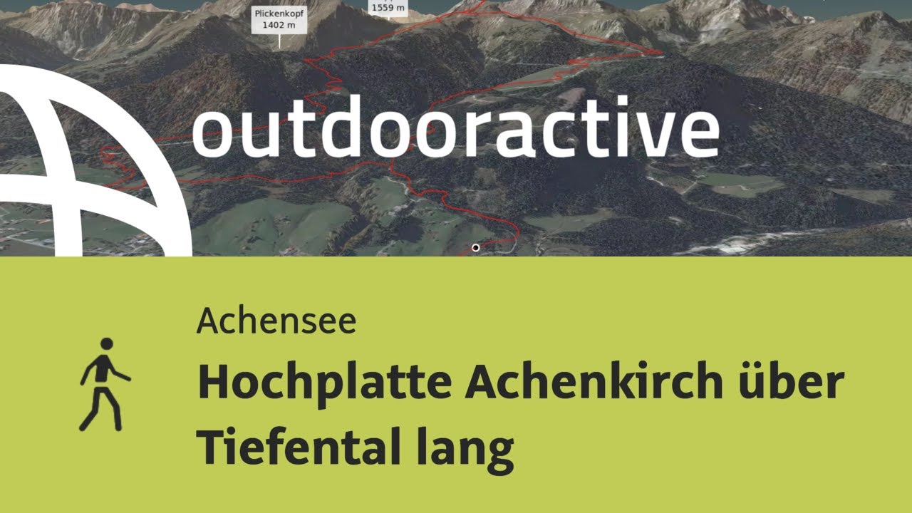 Wanderung am Achensee: Hochplatte Achenkirch &uuml;ber Tiefental lang