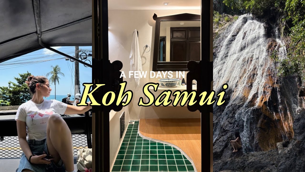 koh samui vlog! (eating, exploring & adventures)