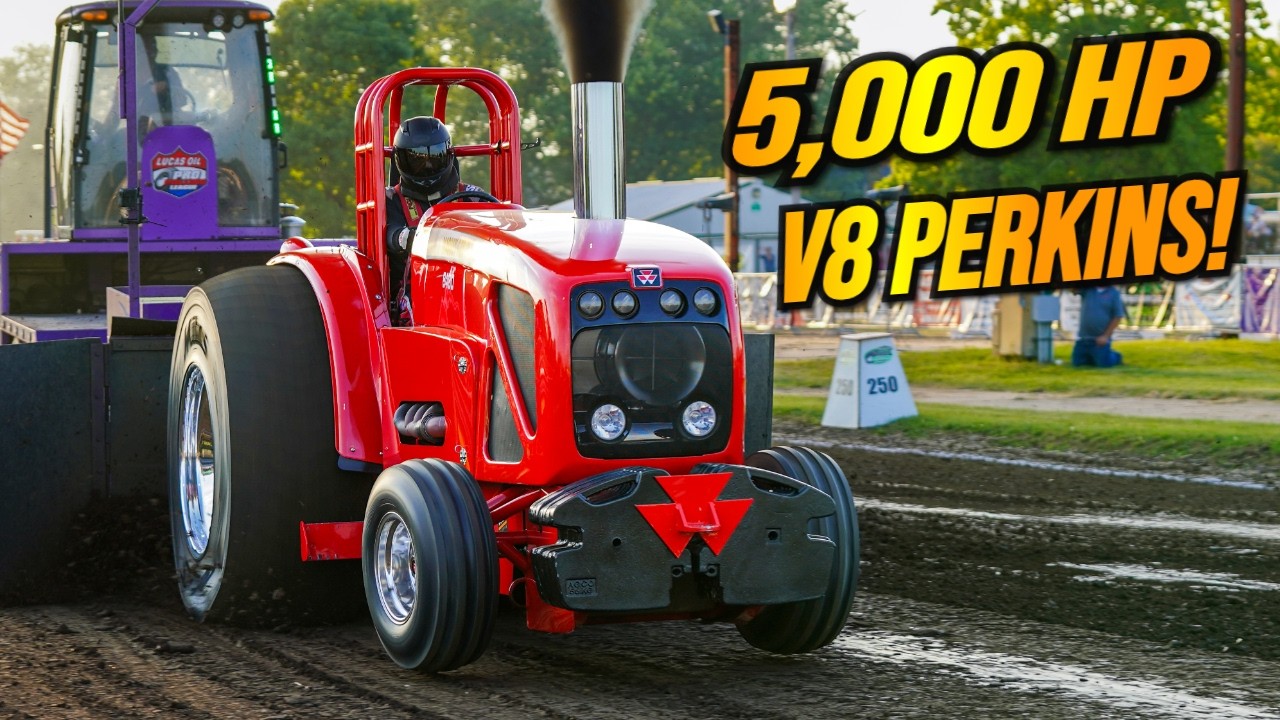 Pro Stock Tractor Pulling in Monroe, WI 2025