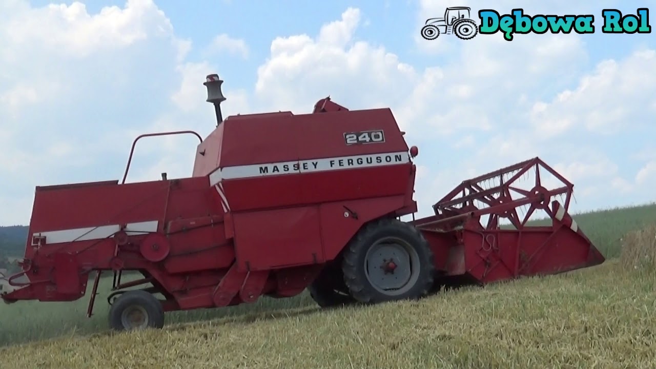 Żniwa 2018 na Podkarpaciu // Massey Ferguson 240 // Jęczmień