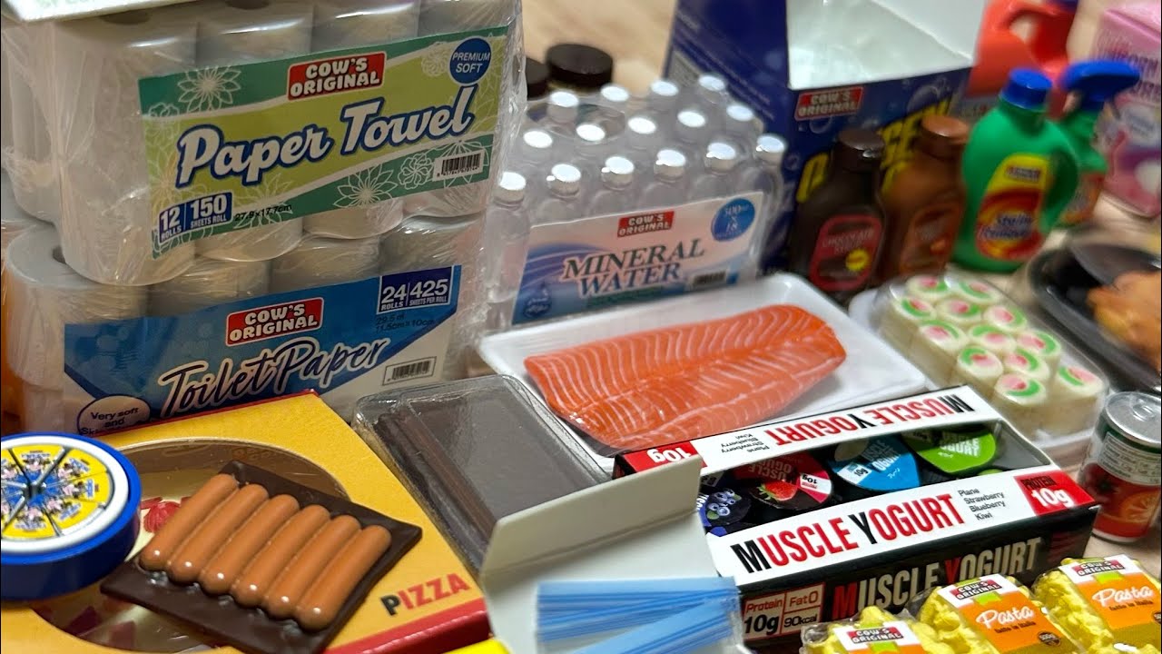Re-ment リーメント Cow's Mart (2025) - UNBOXING