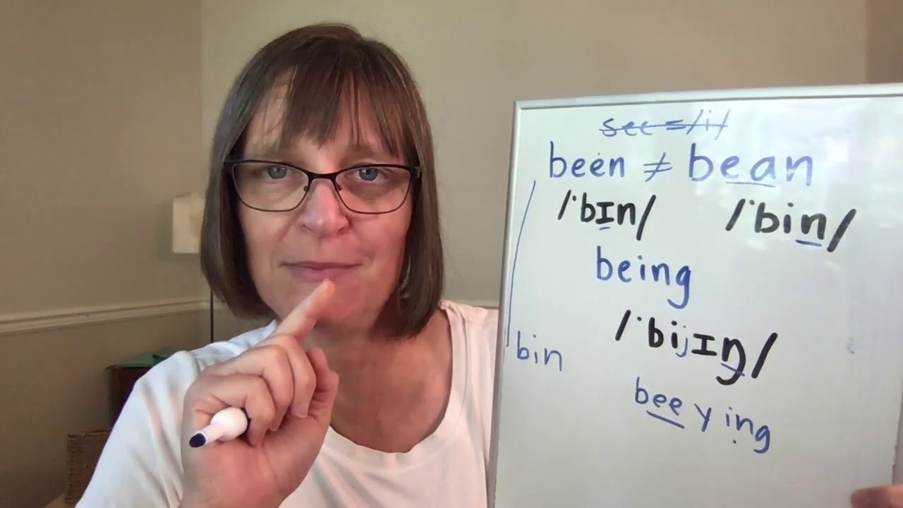 How to Pronounce Been, Bean and Being (American Accent)