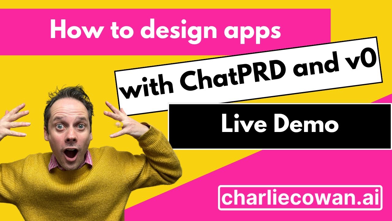 How to use ChatPRD and v0 to design apps - Live demo