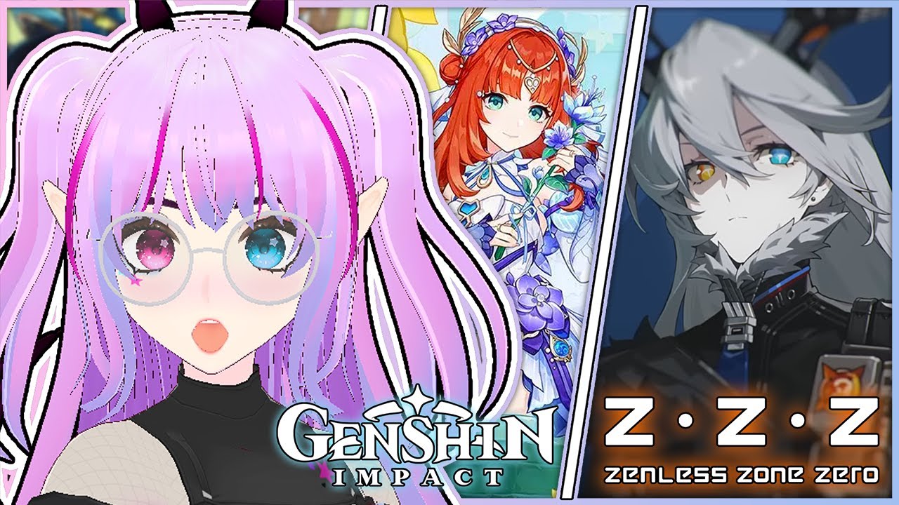 REACTING TO: Zenless Zone Zero LORE TEASER?! + *New* Genshin Impact Outfits!