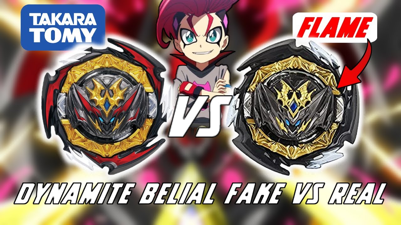 SO SÁNH BEYBLADE DYNAMITE BELIAL FLAME BRAND & TAKARA TOMY - BÊ LI Ồ nhưng rất cùi và xấu :v