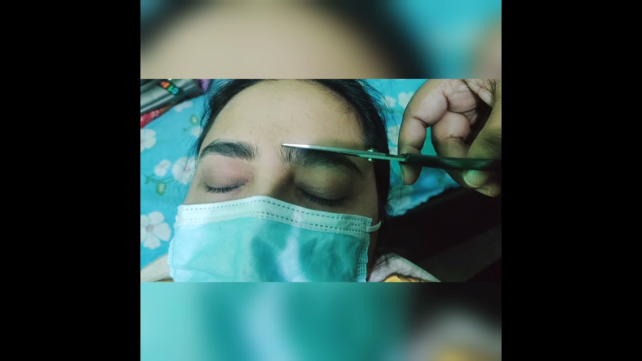 First time eyebrow threading/ threading eyebrow