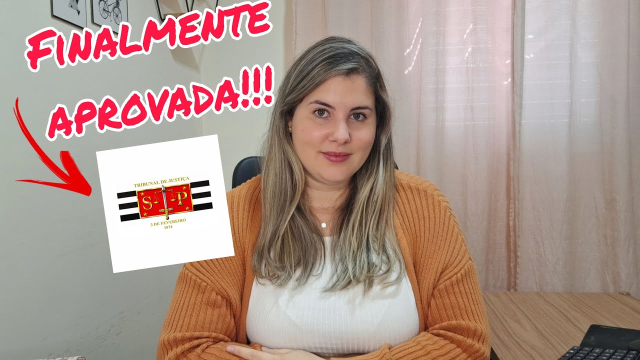 CONSEGUI A TÃO SONHADA APROVAÇÃO PARA O CARGO DE ESCREVENTE DO TJSP!!!