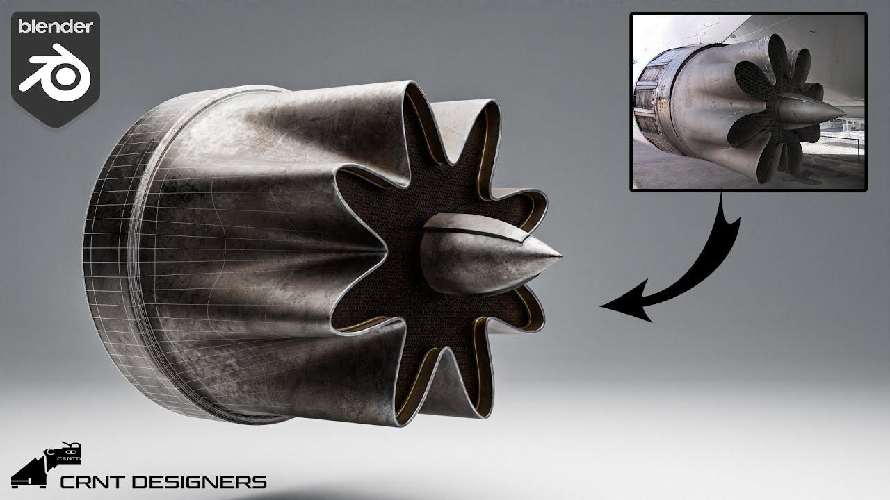 NH13 _ Exhaust design modeling in blender _ blender modeling