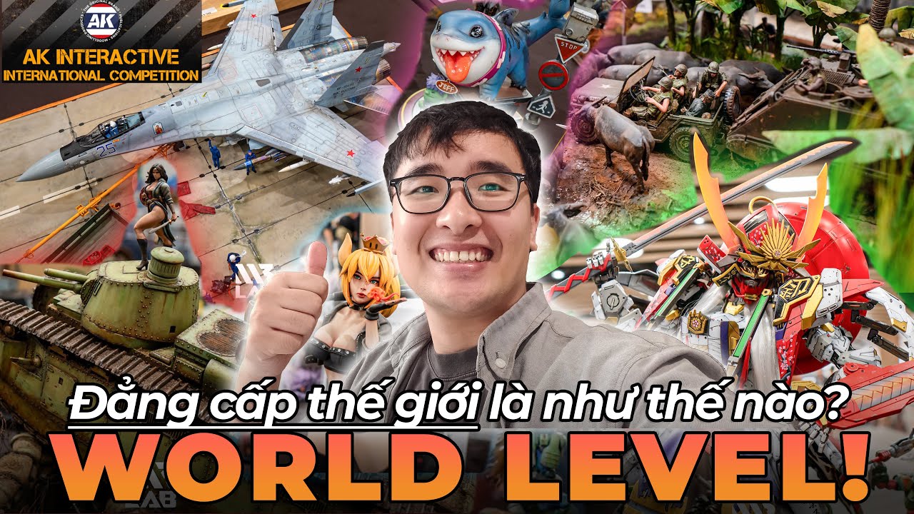 SUPER AWESOME! Đỉnh cao mô hình là đây | AK Interactive International Competition Thailand | M3 VLOG