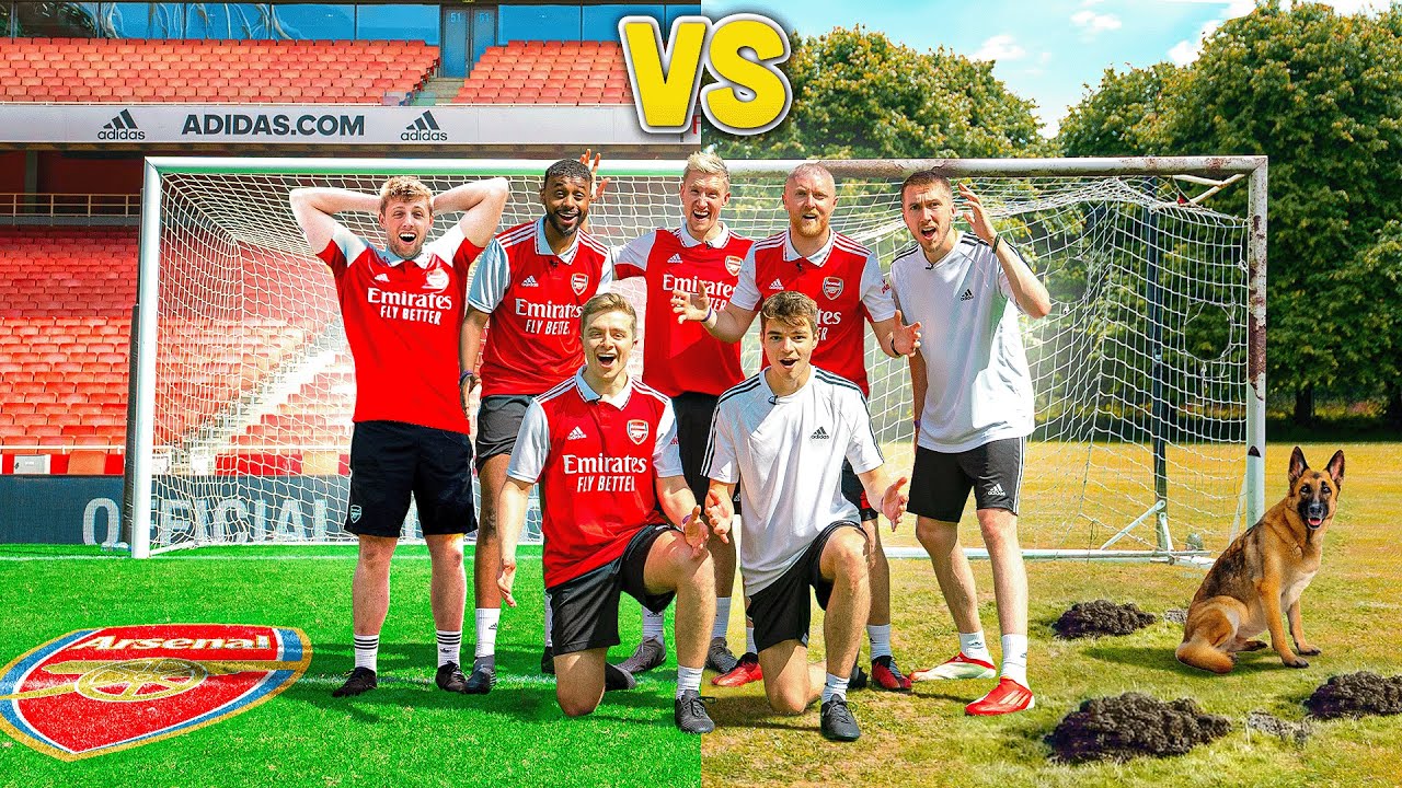 PREMIER LEAGUE vs SUNDAY LEAGUE Football Pitch