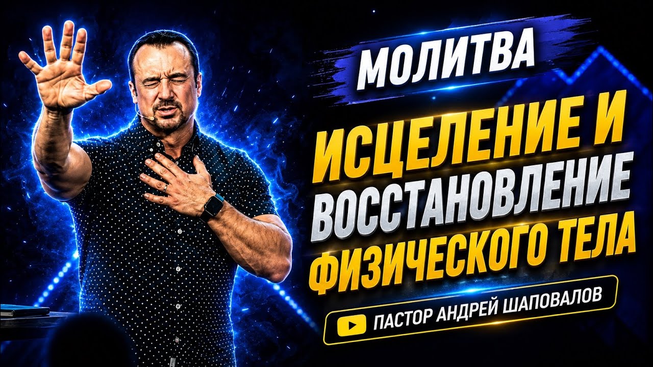 МОЛИТВА «Исцеление и восстановление физического тела» Пастор Андрей Шаповалов