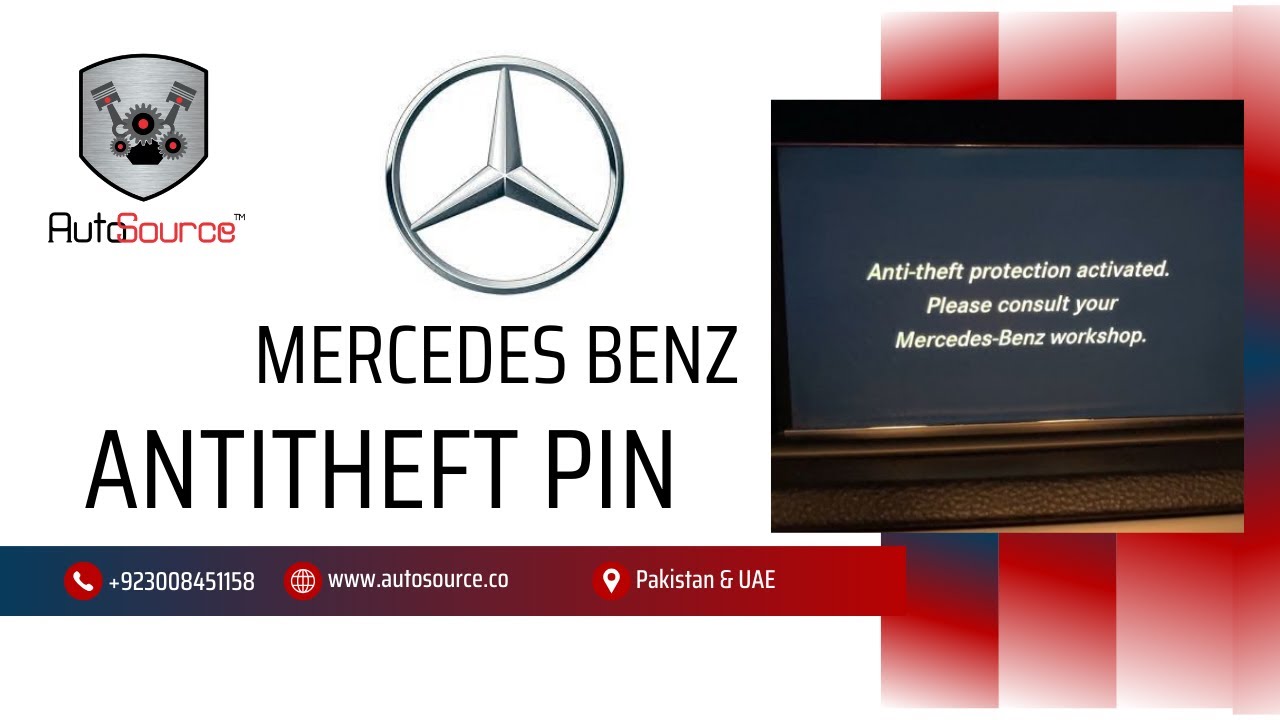 How to Fix Anti Theft Pin For Mercedes Benz | Autosource